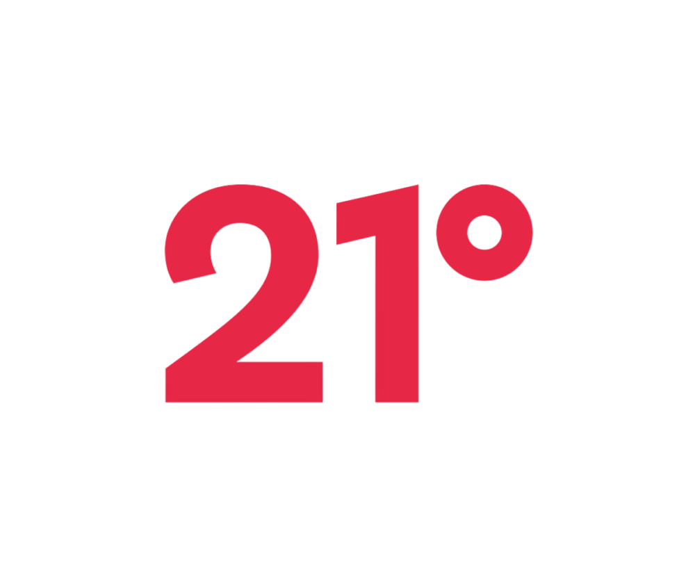 21 Degrees logo